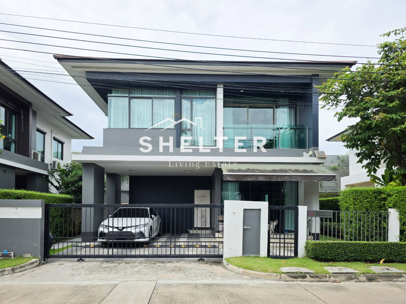 ขายบ้านเดี่ยว : บ้านเดี่ยว บททำเลศักยภาพกรุงเทพกรีฑา ใกล้โรงเรียนนานาชาติเวลลิงตัน ทางด่วนสนามบินสุวรรณภูมิ ✈️