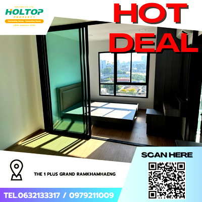 Condos for rent : #Z4832💥 040369🔥 Condo for Rent: The 1 Plus Grand Ramkhamhaeng
