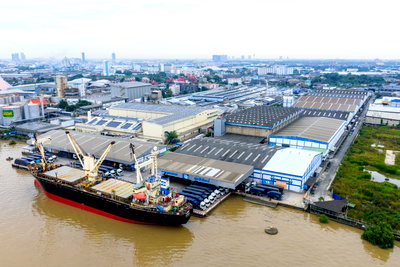 เช่าโรงงาน พระประแดง สมุทรปราการ : ให้เช่า คลังสินค้า/ท่าเทียบเรือ สำโรง ถ.ปู่เจ้าสมิงพราย จ.สมุทรปราการ