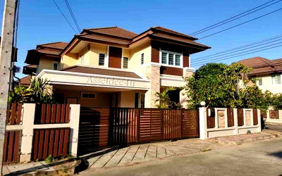 เช่าบ้านเดี่ยว เซฟวัน โก ศรีสมาน : AH328 ให้เช่าบ้านเดี่ยว หลังมุม เฟอร์นิเจอร์ครบ เศรณี รายา2 ถ.นาวง ดอนเมือง 