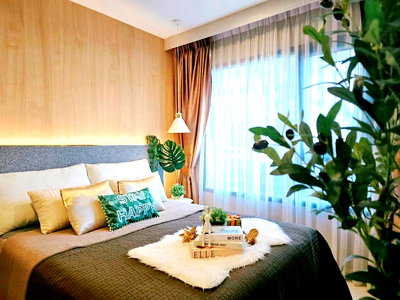 Condos for rent : T015 For rent: Life Asoke Hype 1-bedroom unit, 37 sq.m., 22,900 THB.