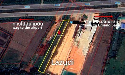 ที่ดิน เชียงราย : ขายที่ดิน 1 ไร่ที่ต.แม่ข้าวต้ม ติดถ.บายพาสเชียงราย-เชียงแสน