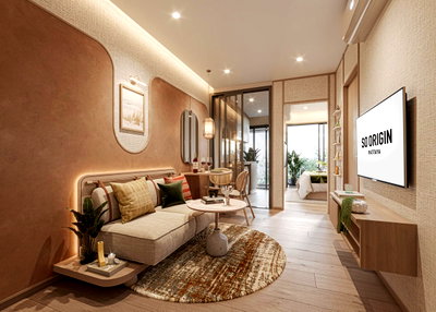 ขายคอนโด : 2 Bedroom Condo for Sale So Origin Pattaya