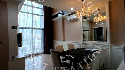 คอนโดให้เช่า : 💎คอนโดหรูให้เช่า The Crest Sukhumvit 34 ห้อง Duplex ใหญ่ 2 ห้องนอน BTS ทองหล่อ✨