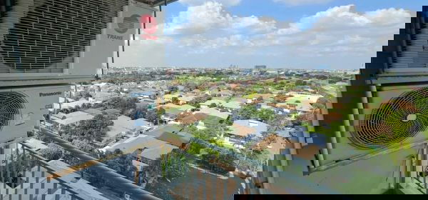 รูป ให้เช่า คอนโด 36.5 ตรม พร้อมเฟอร์ + เครื่องใช้ไฟฟ้า ทำเลดี ใกล้เซ็นทรัล ติดรถไฟฟ้า ใกล้ทางด่วน - รูปที่ 11/14