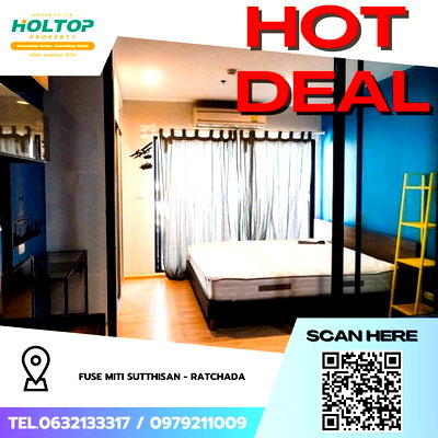 Condos for rent : #Z4822💥 040369 🔥 Condo for Rent: Fuse Miti Sutthisan - Ratchada