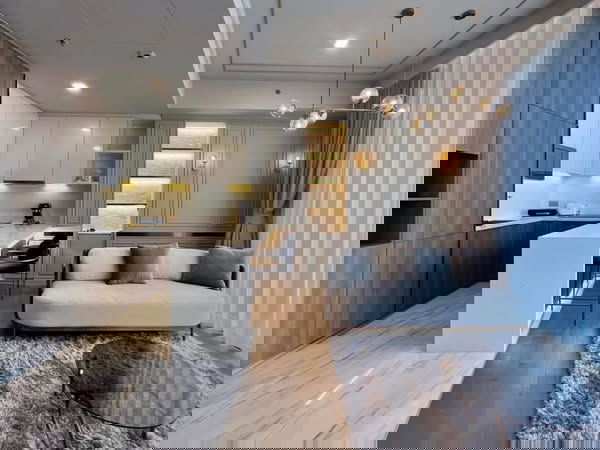 รูป ปล่อยเช่า ห้องใหม่ 1 ห้องนอน 1 ห้องน้ำ แต่งเฟอร์นิเจอร์ครบ พร้อมเข้าอยู่ - รูปที่ 8/15