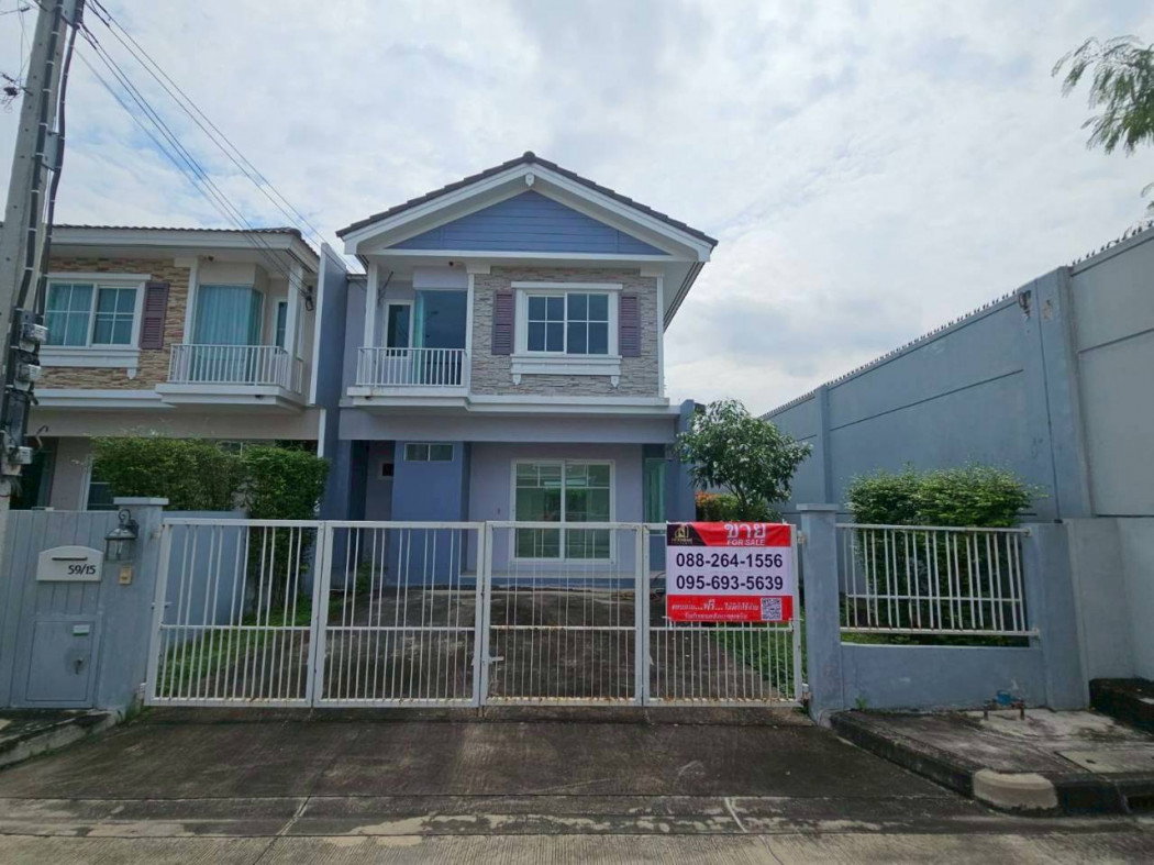 ขาย บ้านแฝด หลังมุม วิลลาจจิโอ ปิ่นเกล้า - ศาลายา 132 ตรม 35.3 ตรว