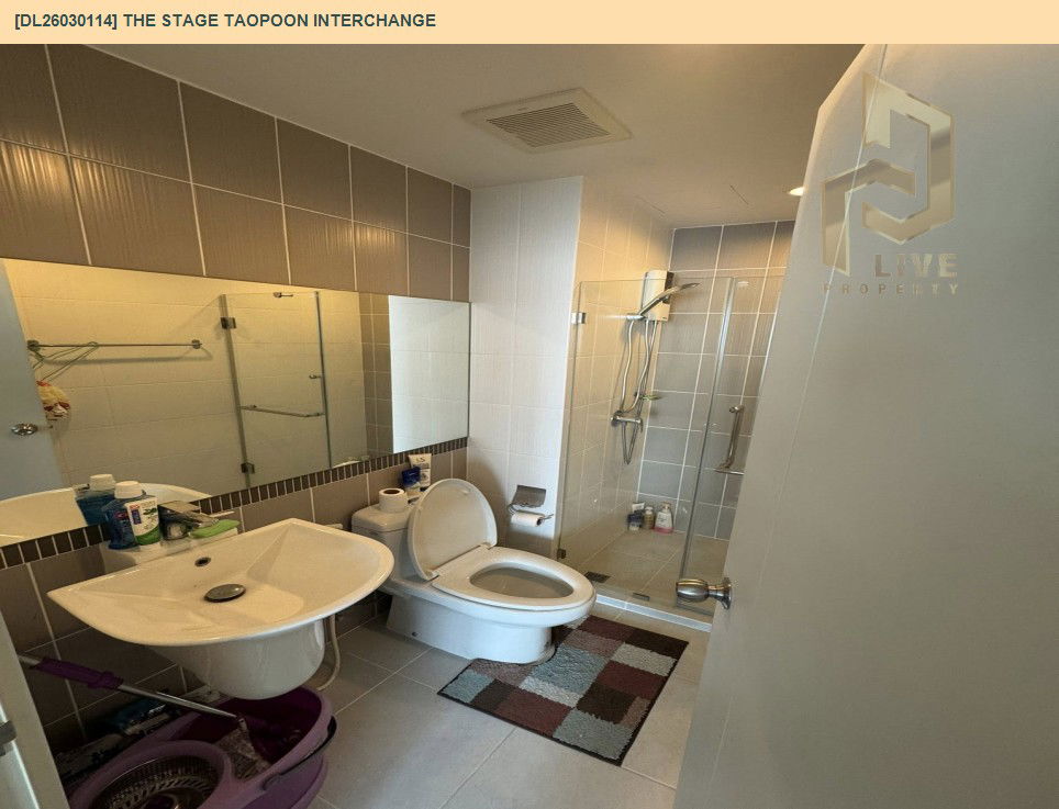 รูป DL26030114 ให้เช่าคอนโด เดอะ สเตจ เตาปูน - อินเตอร์เชนจ์ (The Stage Taopoon Interchange) ใกล้ MRT เตาปูน พร้อมเข้าอยู่ โทรด่วน 0800343450 LineID @655ebbvc - รูปที่ 8/13