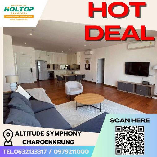 #E079 🎉050369 ให้เช่าคอนโด Altitude Symphony Charoenkrung