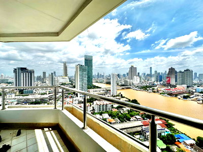 Condos for sale iconsiam : Saichol Mansion | Bare shell 3 Bedroom Riverside Condo - BR19090CD