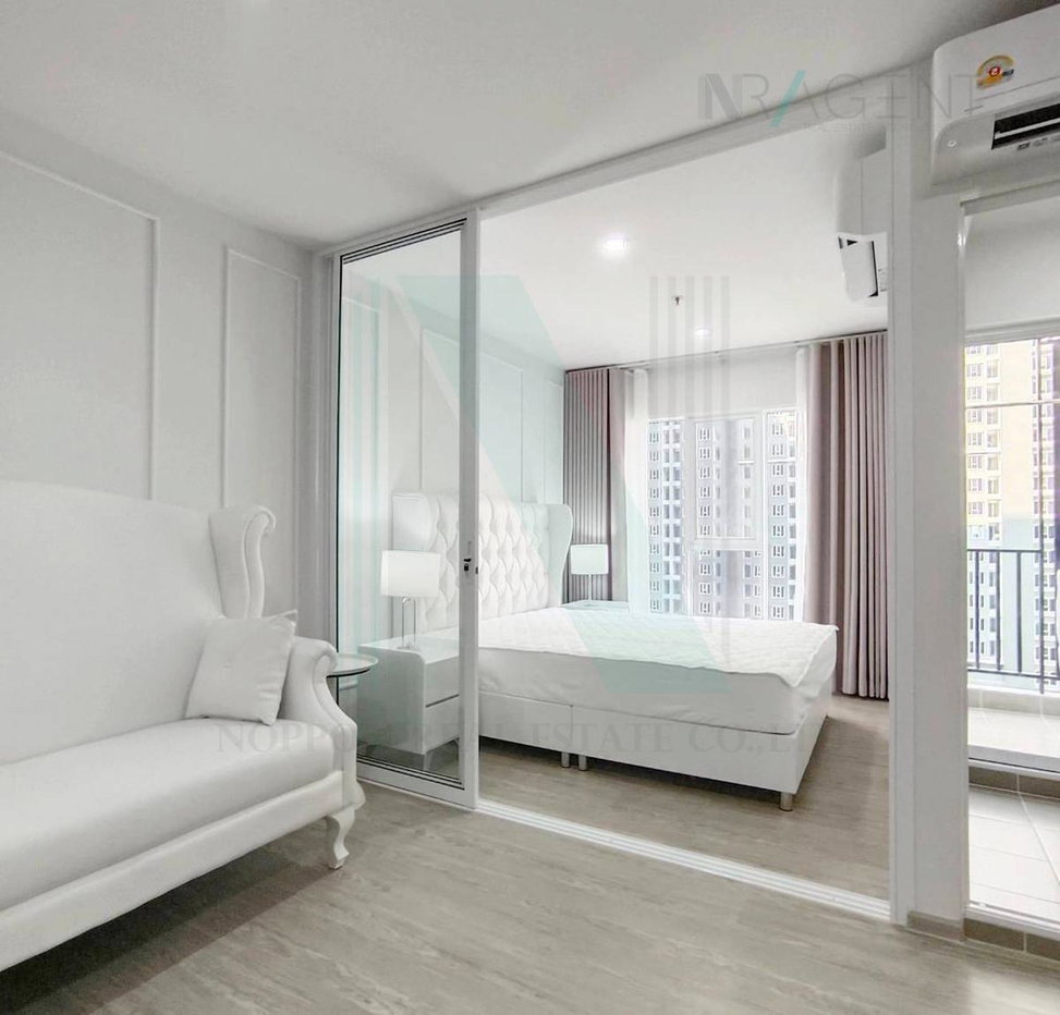 รูป 🚩 ให้เช่าคอนโด รีเจ้นท์ โฮม บางนา อาคาร D ชั้น 18 1 ห้องนอน ขนาด 28 ตรม ใกล้ BTS บางนา - รูปที่ 2/8