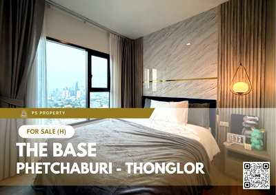 คอนโด BTS ทองหล่อ : ขายด่วน ✨ THE BASE Phetchaburi - Thonglor ✨ เฟอร์นิเจอร์ และ เครื่องใช้ไฟฟ้าครบ ใกล้ BTS ทองหล่อ