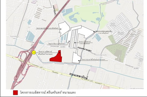 ทาวน์เฮ้าส์ 28.4 ตร.วา เบล็สทาวน์ ศรีนครินทร์ หนามแดง [ซ.3] บางพลี สมุทรปราการ 4.3M