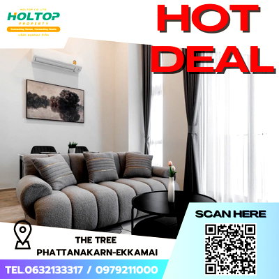 Condos for rent : #S5848  For Rent The Tree Phattanakarn-Ekkamai