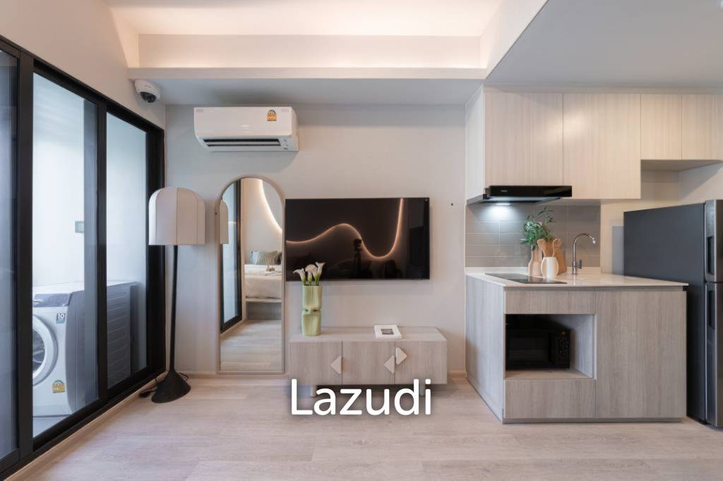 picture 24 sqm modern condo on 12th floor at COBE Ratchada-Rama 9 Huai Khwang - 2/11