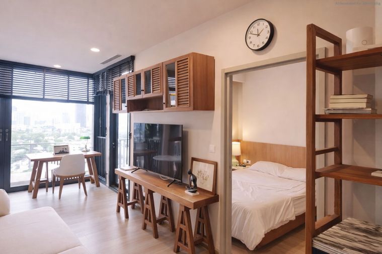 🔥ข้อเสนอสุดคุ้ม ลงทุนคอนโดพระราม 4 ที่ Oka Haus | 1 ห้องนอน ชั้นสูง วิวสระ + วิวเมือง [U1627850]