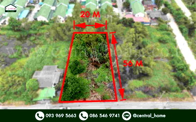 ที่ดิน ม.ธรรมศาสตร์ ศูนย์รังสิต : ที่ดินเปล่า 285 ตร.วา ซอยบงกช 55 คลอง 2 ปทุมธานี