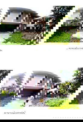 บ้านเดี่ยว ม.กรุงเทพสุวรรณภูมิ : บ้านเดี่ยว สำหรับขาย บ้านเดี่ยว สราญสิริ ศรีวารี บางเสาธง-สมุทรปราการ