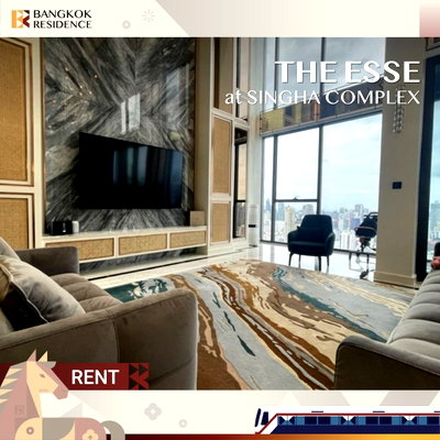 คอนโดให้เช่า :  The Esse at Singha Complex 💎 Executive Penthouse with Exceptional Value 