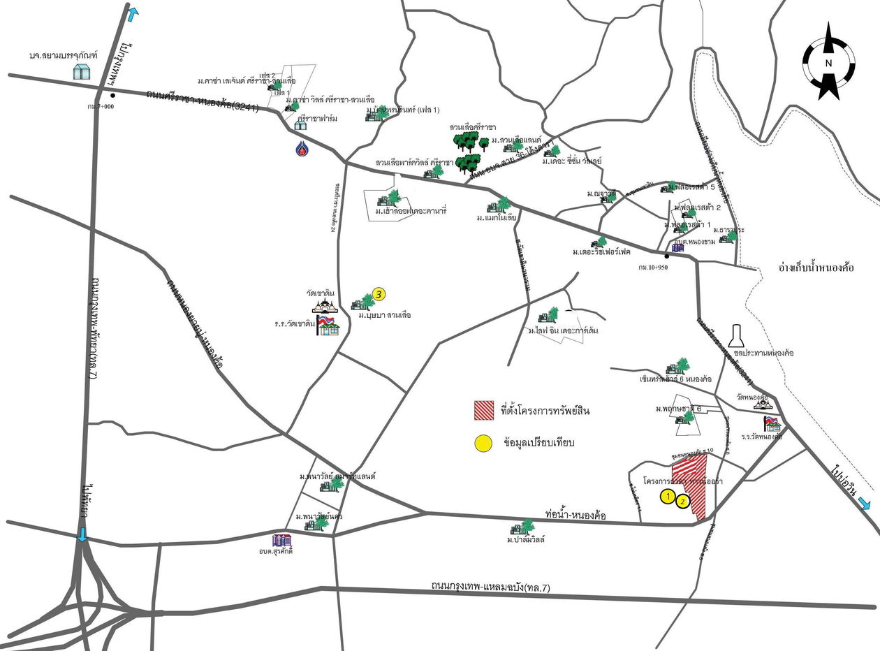 รูป บ้านแฝด สำหรับขาย บ้านแฝด ธาดาทาวน์ ออร่า ศรีราชา-ชลบุรี - รูปที่ 13/14