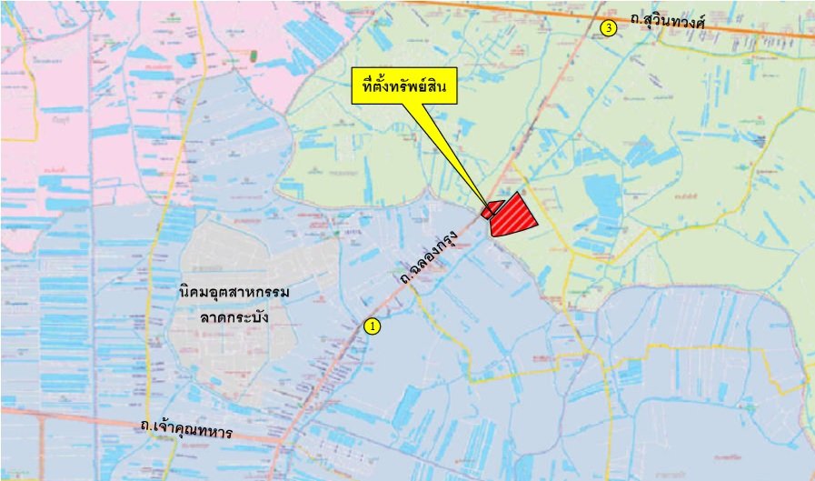 รูป ที่ดินว่างเปล่า สำหรับขาย ที่ดินว่างเปล่า ฉลองกรุง ริเวอร์วิลล์ หนองจอก - รูปที่ 7/7