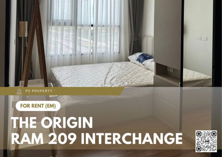 รูปภาพ ให้เช่า ✨ The Origin Ram 209 Interchange ✨ เฟอร์นิเจอร์ และ เครื่องใช้ไฟฟ้าครบ ใกล้รถไฟฟ้า2สาย สายสีชมพู,สีส้ม