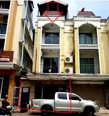 SHOP HOUSE 24 Sq.w. Bang Lamung Chonburi for 5.4M