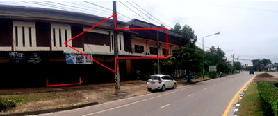 SHOP HOUSE 21.8 Sq.w. Muang Sakon Nakhon Sakon Nakhon for 2.3M