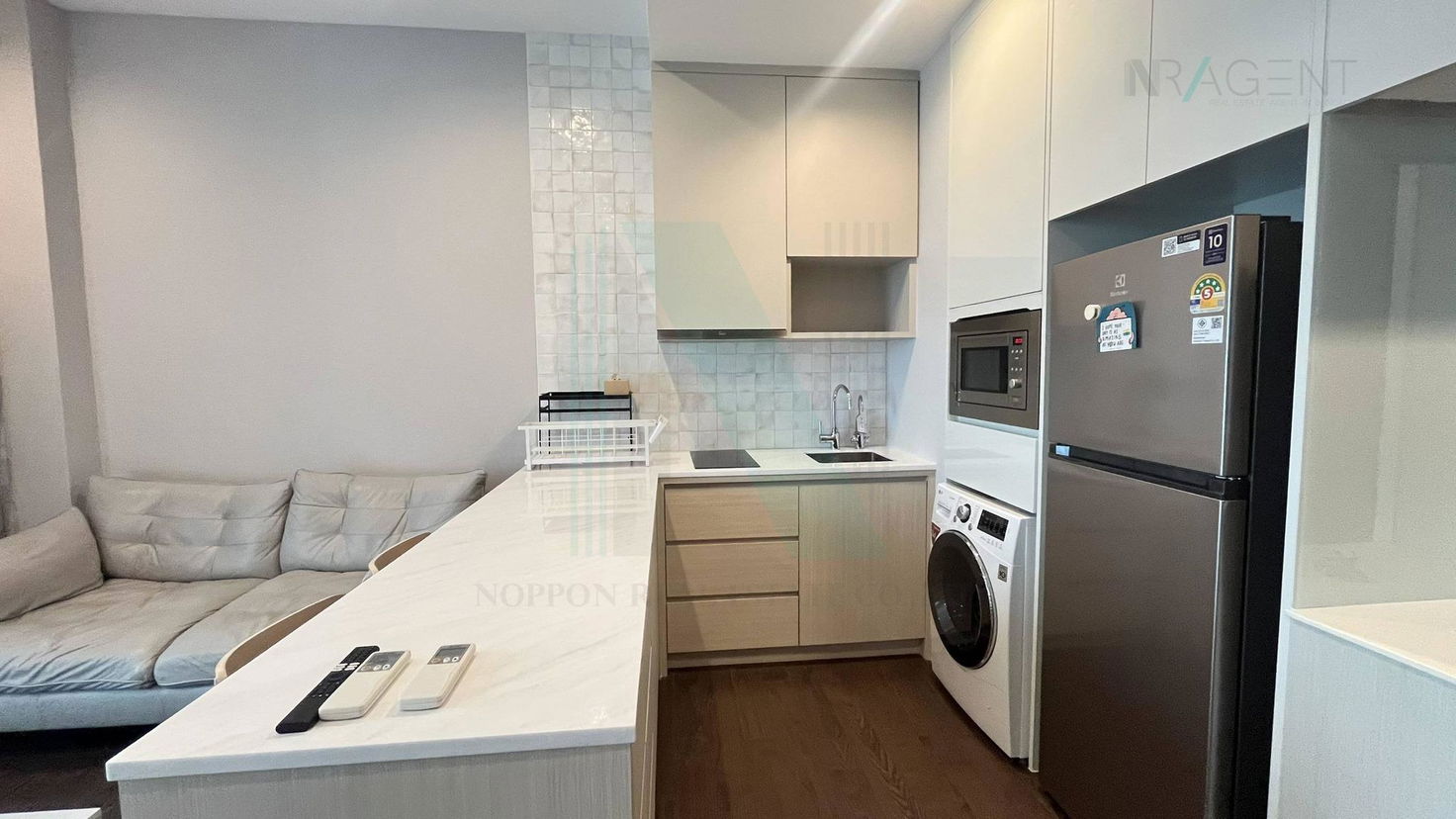 รูป 🚩 ให้เช่าคอนโด คิว อโศก อาคาร 1 ชั้น 30 1 ห้องนอน ขนาด 45 ตรม ใกล้ MRT สถานีเพชรบุรี - รูปที่ 6/8