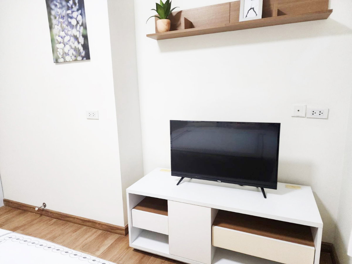 รูป ให้เช่าคอนโด 2 ห้องนอน 42 ตร.ม. ทำเล ติดถนนใหญ่ คอนโดเพียร์ 93 รังสิต คลอง 4  แต่งครบ วิวสวย แอร์ทุกห้องนอน - รูปที่ 9/17