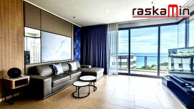 Condos for rent : KT0243📲LineID @556ryccg🏖️3Bedroom 128sqm Tower B Mid-Floor🛋️Fully furnished🦀Northpoint Pattaya Wongamat Beach 