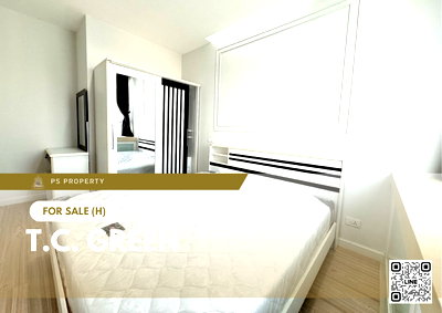 ขายคอนโด : ขายด่วน ✨ T.C. Green ✨  เฟอร์นิเจอร์ และ เครื่องใช้ไฟฟ้าครบ ใกล้ MRT พระราม 9