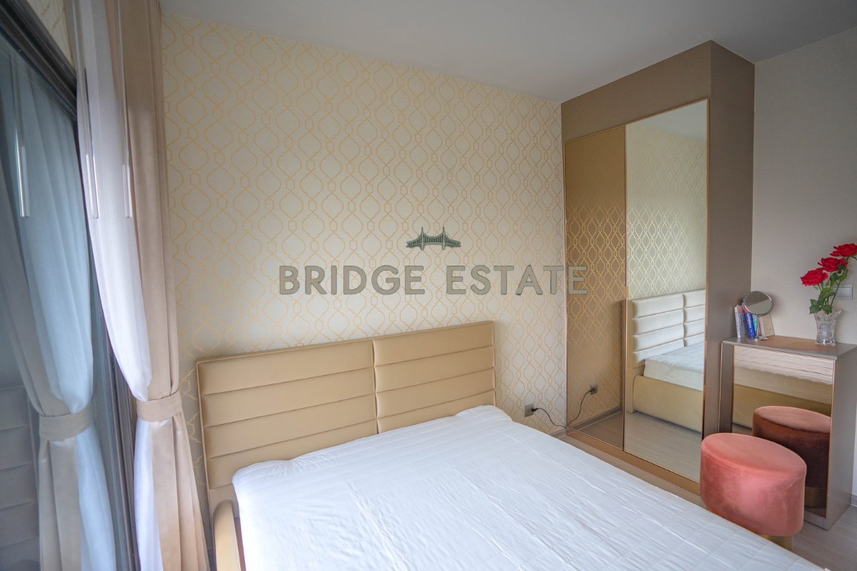 รูป [24,000.-] ให้เช่า Life อโศก-พระราม 9 ชั้น 43 วิวสวย 1 นอนพลัส 35 ตรม. แต่งครบ - รูปที่ 1/6