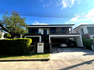 บ้านเดี่ยวให้เช่า : 🏡 ให้เช่าบ้านเดี่ยว The Grand บางนา – วงแหวน บ้านแปลงมุม บรรยากาศร่มรื่น เงียบสงบ เป็นส่วนตัวสูง