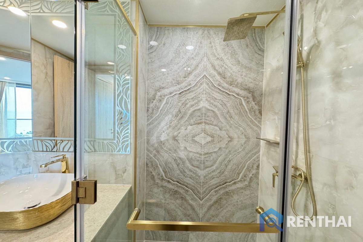 รูป คอนโดริมหาดจอมเทียน Copacabana Jomtien 1 ห้องนอนพร้อมอ่างจากุชชี่ริมระเบียง วิวทะเลชั้นสูง - รูปที่ 13/24