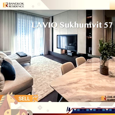 Condos for sale : 🎀 Beautifully Decorated 3-Bedroom in Modern Style 🛌 LAVIQ Sukhumvit 57 near Bts Thonglo