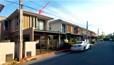 บ้านเดี่ยว ม.เทคโนโลยีราชมงคลตะวันออก : บ้านแฝด สำหรับขาย บ้านแฝด บ้านริมเขา ศรีราชา-ชลบุรี