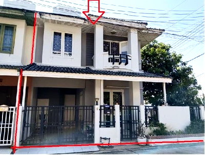 TOWN HOUSE 31.9 Sq.w. Thanyaburi Pathumthani for 2.6M