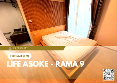 ขายคอนโด : ขายด่วน 📍 Life Asoke - Rama 9 📍 2 ห้องนอน 2 ห้องน้ำ ห้องสวย บิ้วอินครบ ใกล้ certral rama 9