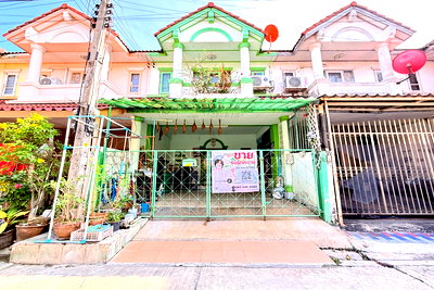 ทาวน์โฮม วิทยาลัยเทคนิคราชสิทธาราม : ขายทาวน์เฮ้าส์ กานดา พระราม2 พันท้ายนรสิงห์ 18 ตรว. หน้าบ้านกว้าง 6 เมตรพร้อมอยู่ 