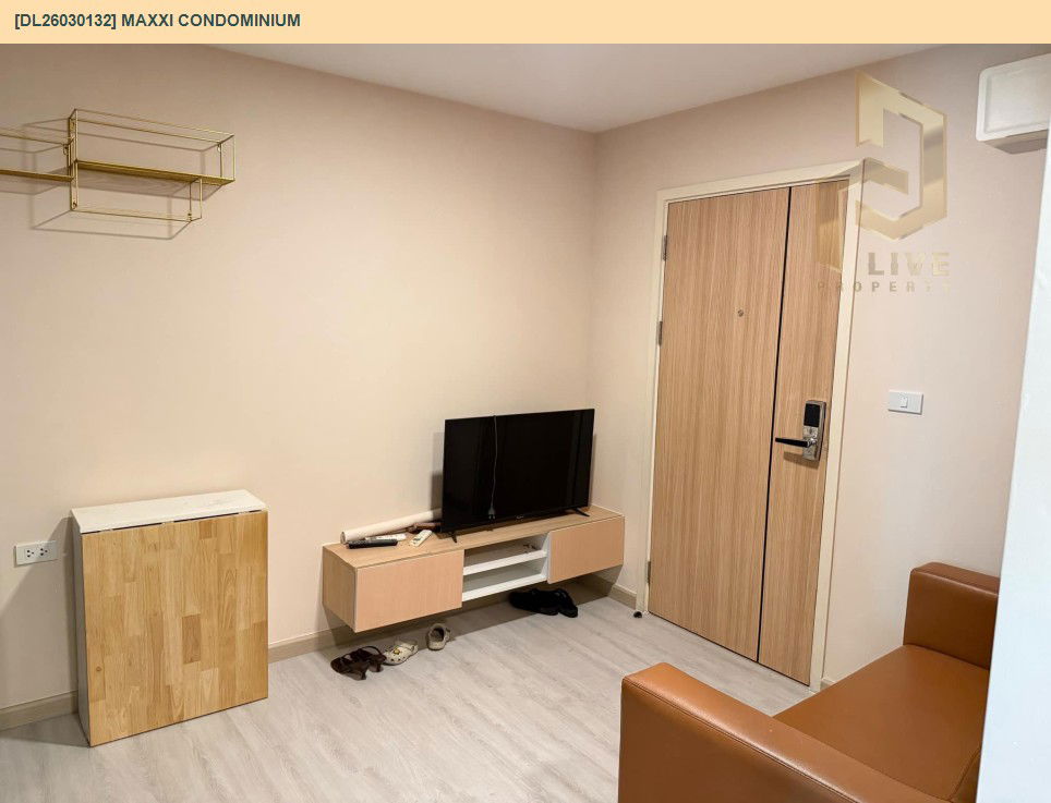 รูป DL26030132 ให้เช่าคอนโด แมกซ์ซี่ คอนโดมิเนียม (MAXXI Condominium) ใกล้ BTS เสนานิคม พร้อมเข้าอยู่ โทรด่วน 0656133286 LineID @534wlwof - รูปที่ 4/12