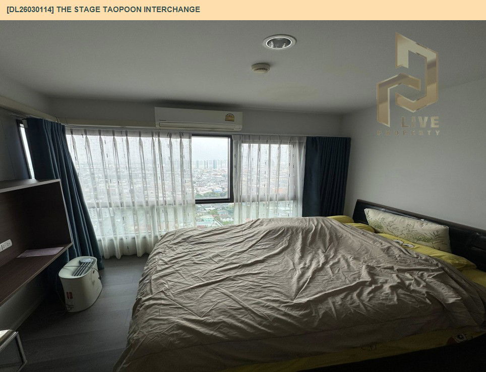 รูป DL26030114 ให้เช่าคอนโด เดอะ สเตจ เตาปูน - อินเตอร์เชนจ์ (The Stage Taopoon Interchange) ใกล้ MRT เตาปูน พร้อมเข้าอยู่ โทรด่วน 0800343450 LineID @655ebbvc - รูปที่ 3/13