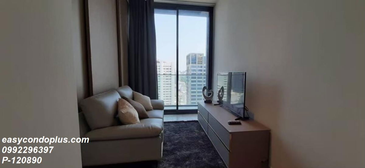 รูป P-120605 วิวเมือง! แอชตัน สีลม 1 ห้องนอน ใกล้ MRT สีลม 32,000 บาท | Line Id: @easycondoplus | 099-229-6397 - รูปที่ 4/18