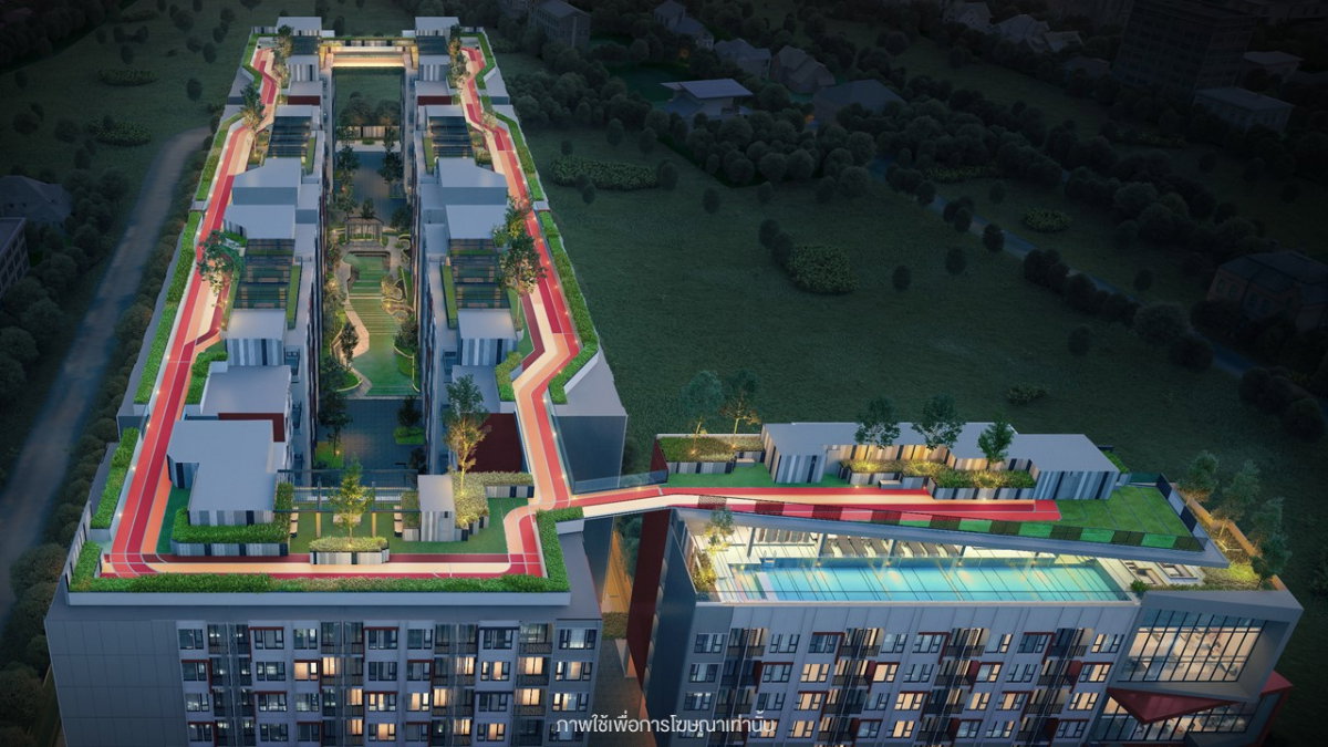 รูป ให้เช่าคอนโด ดิ ออริจิ้น รามอินทรา 83 สเตชั่น ตึก H 23 ตร.ม.เฟอร์ครบ มีเครื่องซักผ้า ใกล้รถไฟฟ้า (TR1275) - รูปที่ 10/12