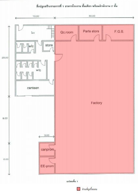 รูป โรงงาน สำหรับขาย โรงงาน โครงการ นิคมอุตสาหกรรมสหรัตนนคร อยุธยา - รูปที่ 4/13