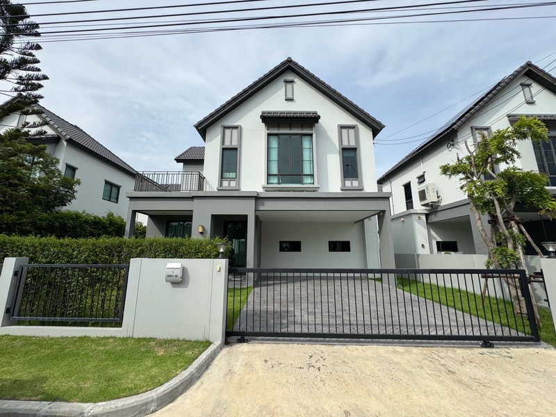 บ้านเดี่ยวให้เช่า : 🏡 ให้เช่าบ้านเดี่ยว 2 ชั้น โครงการ สราญสิริ รามคำแหง บ้านไซส์กลาง ทำเลดีมาก อยู่หน้าคลับเฮ้าส์ของโครงการ
