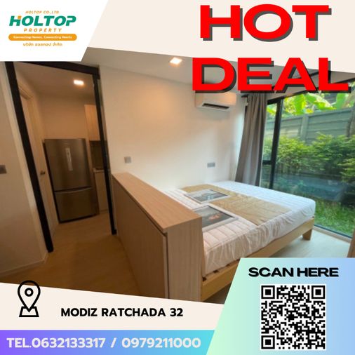 #S5842 ให้เช่า Modiz Ratchada 32