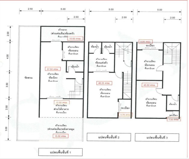 รูป ทาวน์เฮ้าส์, 28.4 ตร.วา, ทาวน์เฮ้าส์ เบล็สทาวน์ ศรีนครินทร์ หนามแดง [ซ.3], บางพลี, สมุทรปราการ, 4.6M - รูปที่ 3/5