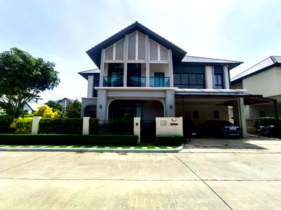 บ้านเดี่ยว แม็คโคร บางบัวทอง : MHS6 ขายบ้านหรู บางกอก บูเลอวาร์ด เวสต์เกต แบบ Marseille หลังใหญ่ ใกล้ Central Westgate & MRT เพียง 3 นาที